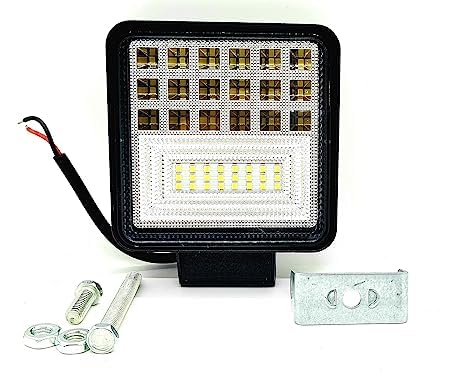 Heavy-Duty 42 LED Fog Lamps (Pack of 2) – Universal Fit for Off-Road, Cars, Bikes & SUVs