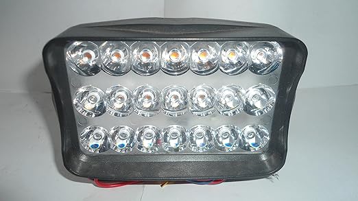 40W 21 LED White Headlight Bulb – High Power Fog & Driving Light for Cars, Bikes & Jeeps