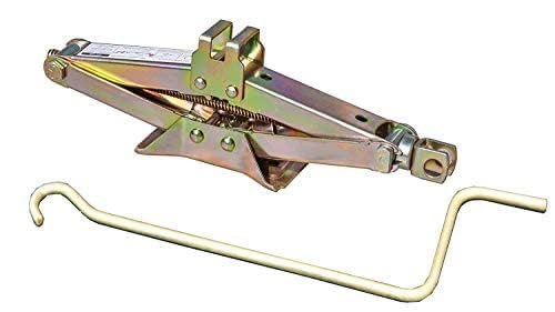 Durable Cast Iron Car Jack 3 Ton – Compatible with Punch, Golden Color, Includes 19mm Spanner